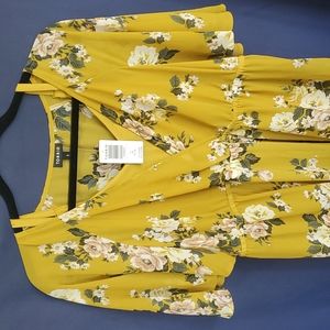 Torrid Hi-Low flowy floral dress